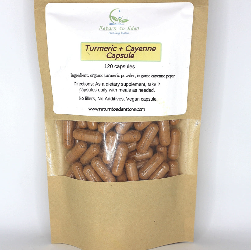 Organic Turmeric + Cayenne Capsule